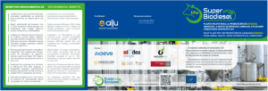 Folleto Biodiesel Exterior Carátula y trasera del tríptico del Biodiesel